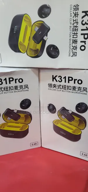 Collar Clip Button Microphone
