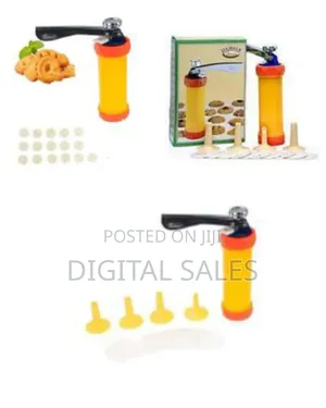 Cookie Biscuit Press Maker Pump With 10 Decorative Discs Cake Mold