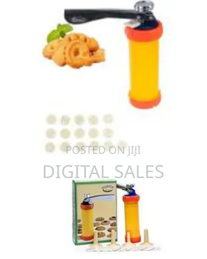 Cookie Biscuit Press Maker Pump With 10 Decorative Discs Cake Mold
