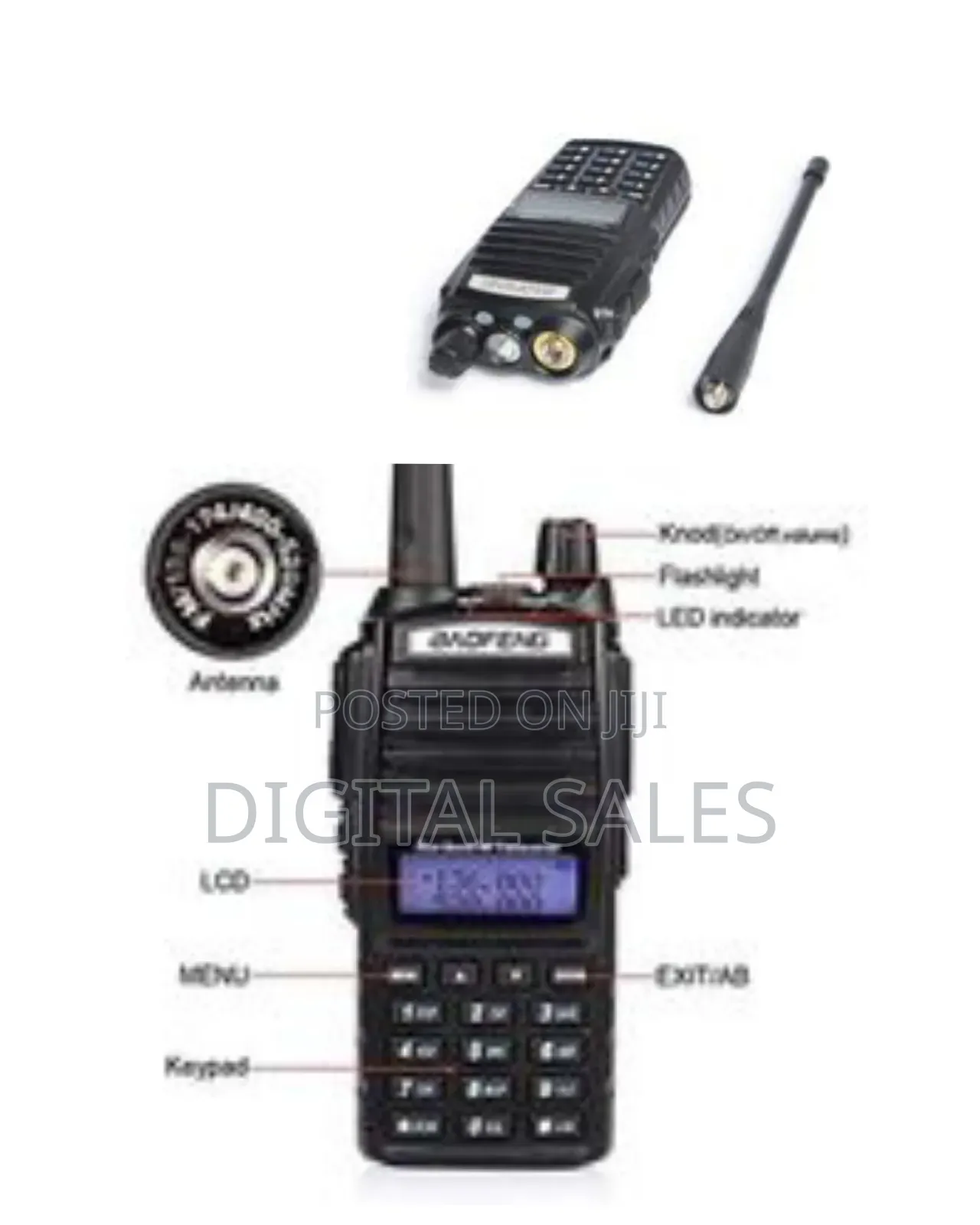 Baofeng Walkie Talkie Uv-82 Wireless Hand Radio High-powered Bigger