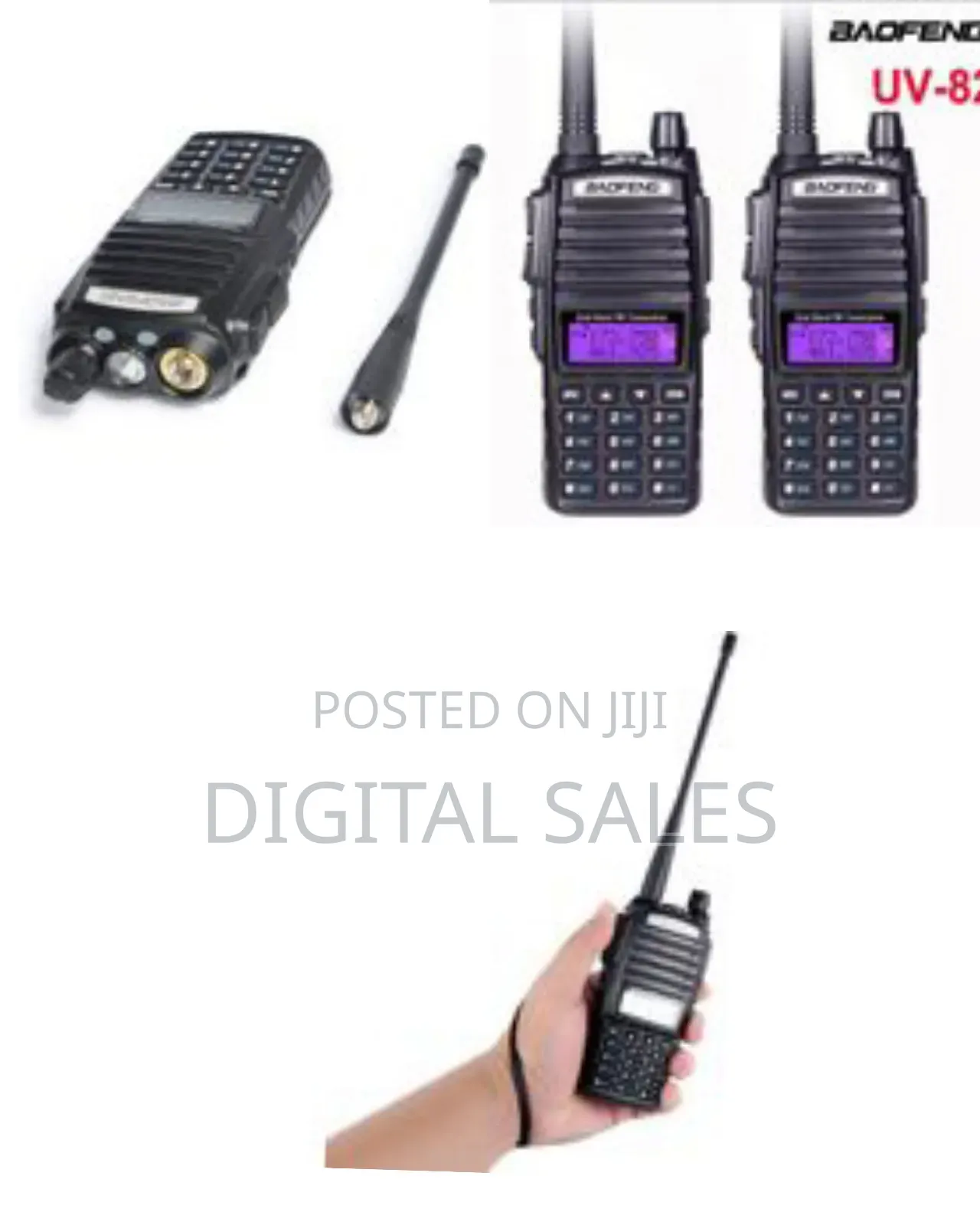 Baofeng Walkie Talkie Uv-82 Wireless Hand Radio High-powered Bigger
