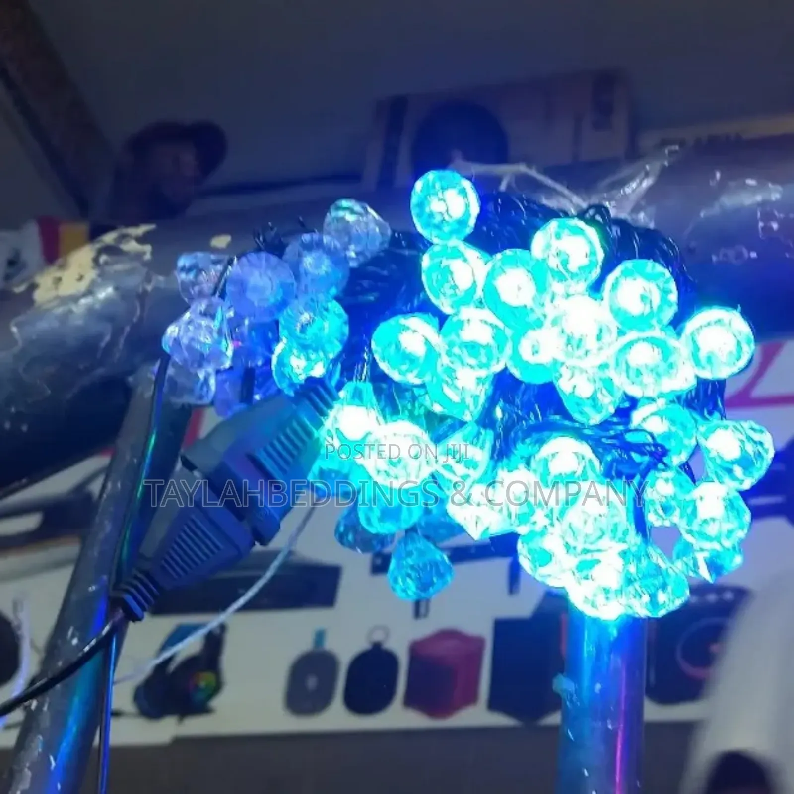 High Bright Round Balloon Flash String Lampflash Home Party Christmas