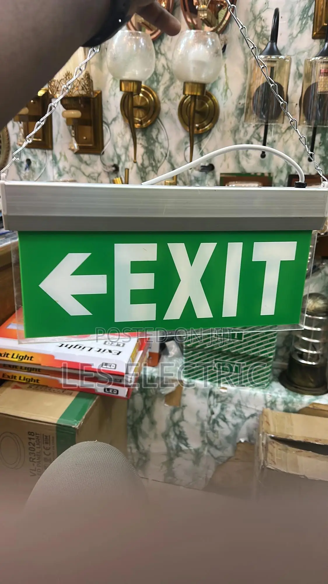 Emergency Exit Sign