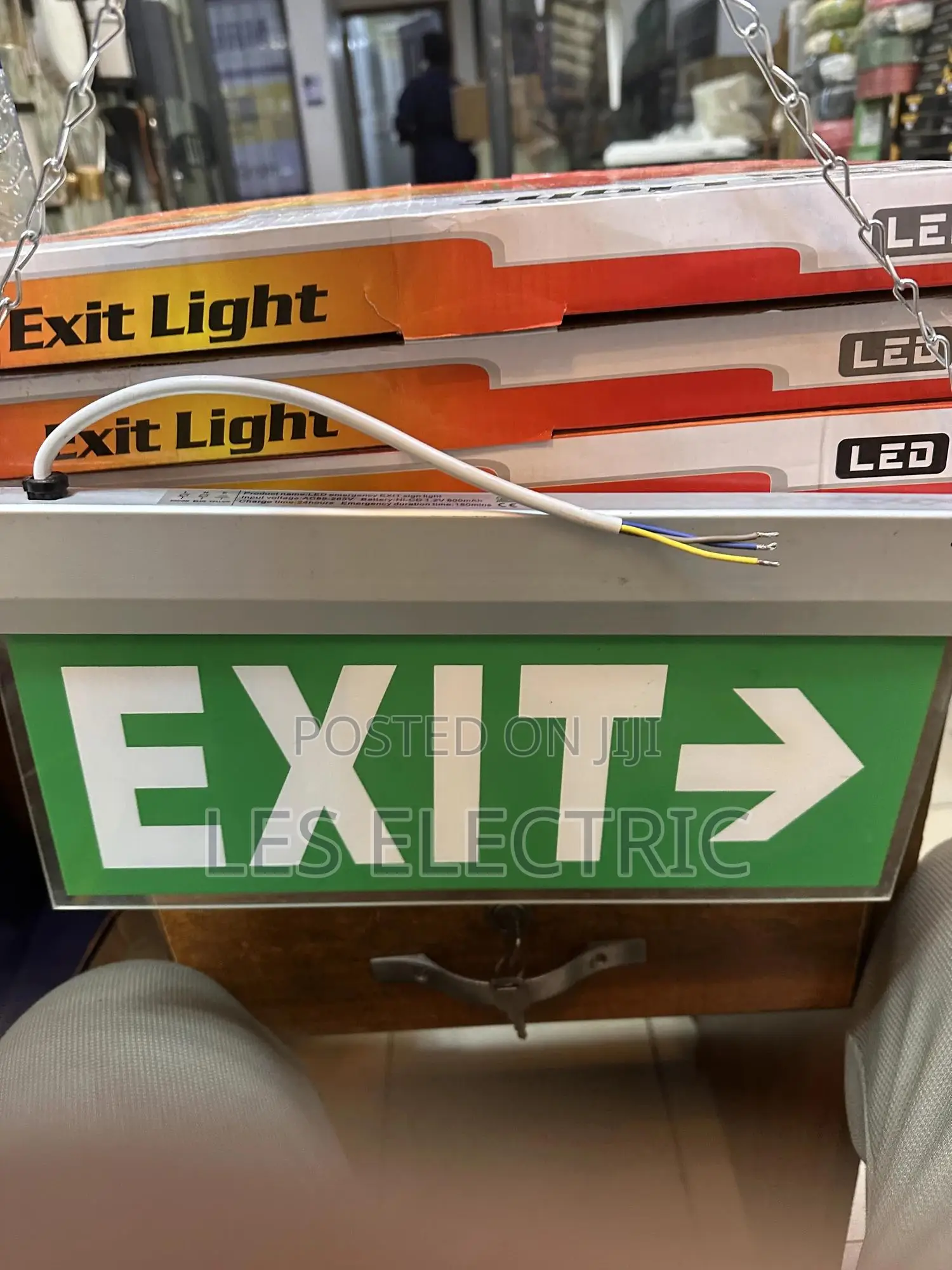 Emergency Exit Sign
