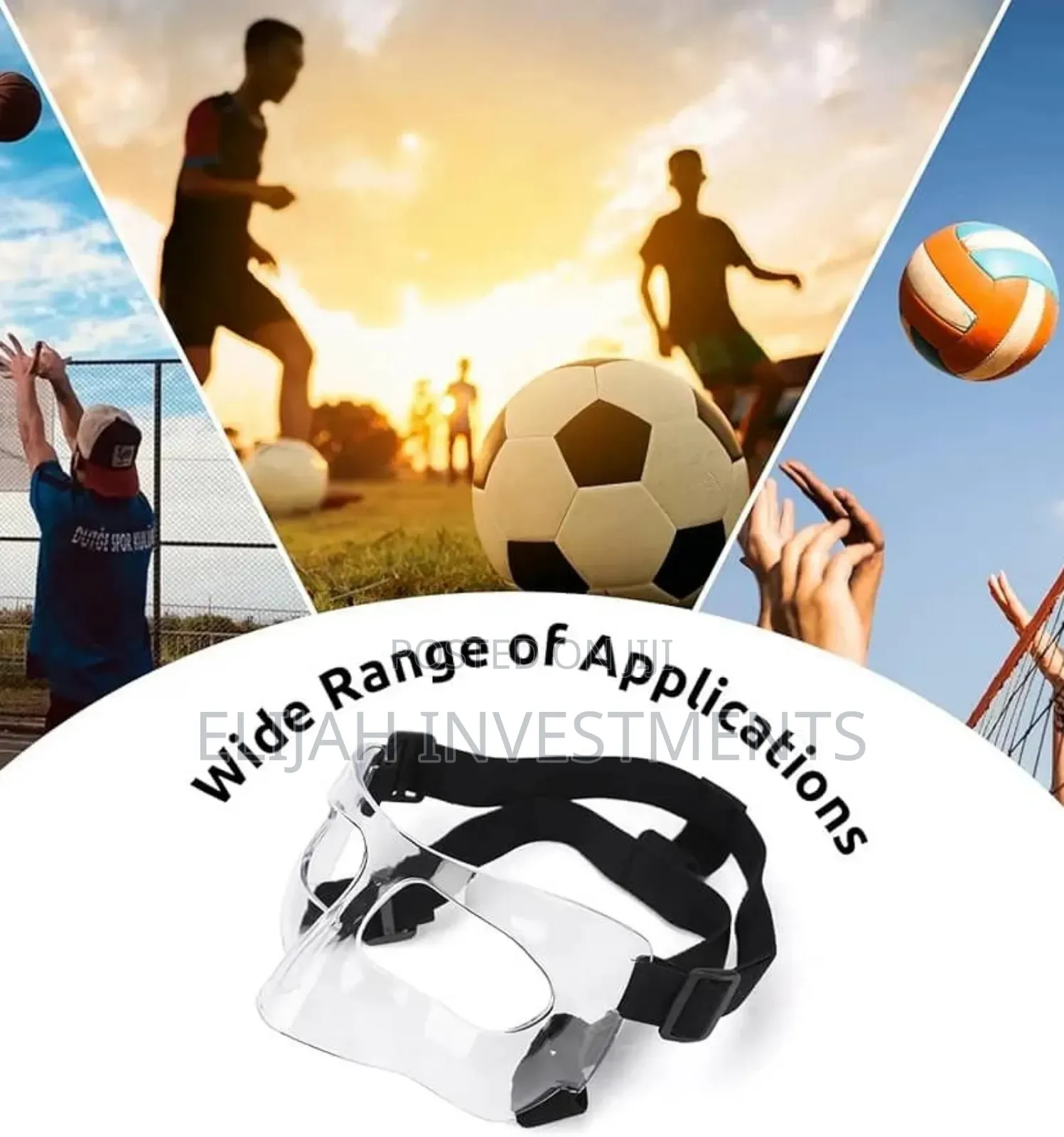 Sports Impact Protection Face Guard