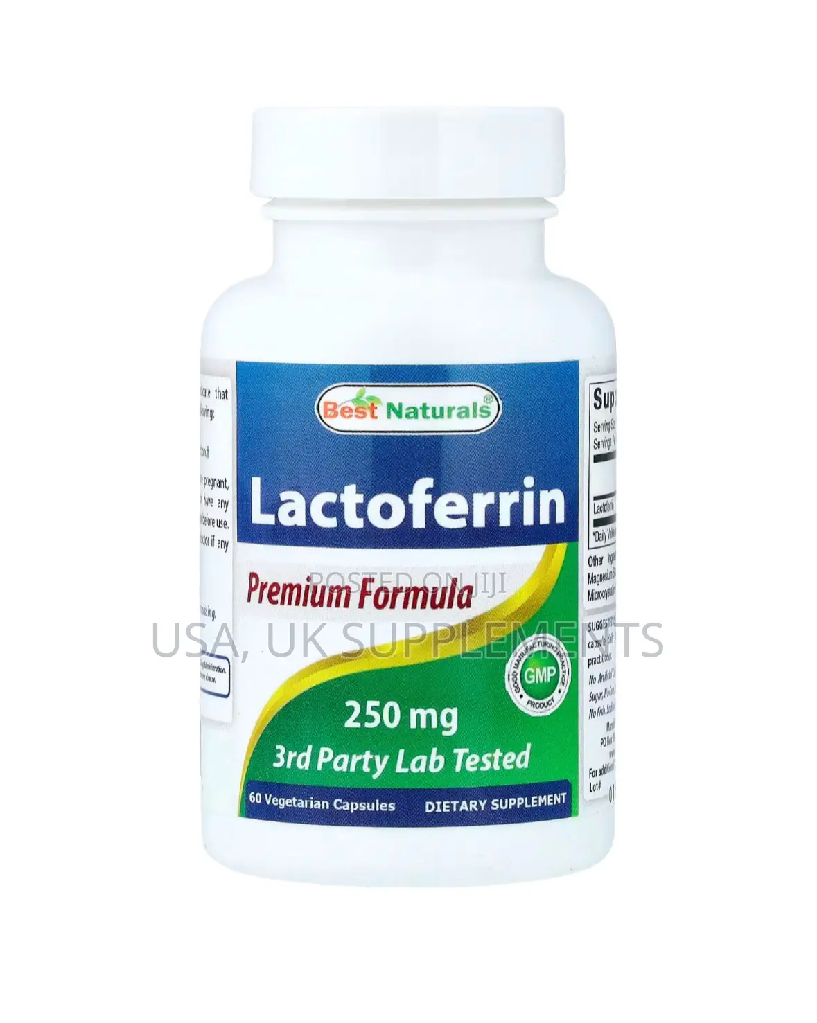 Lactoferrin 250mg 60capsules Best Naturals