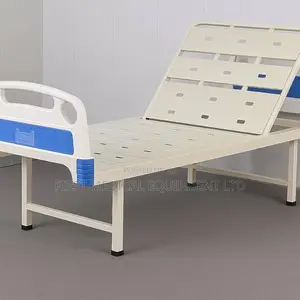 Good Quality Single Crank Bed With Side Rails and Drip Stand