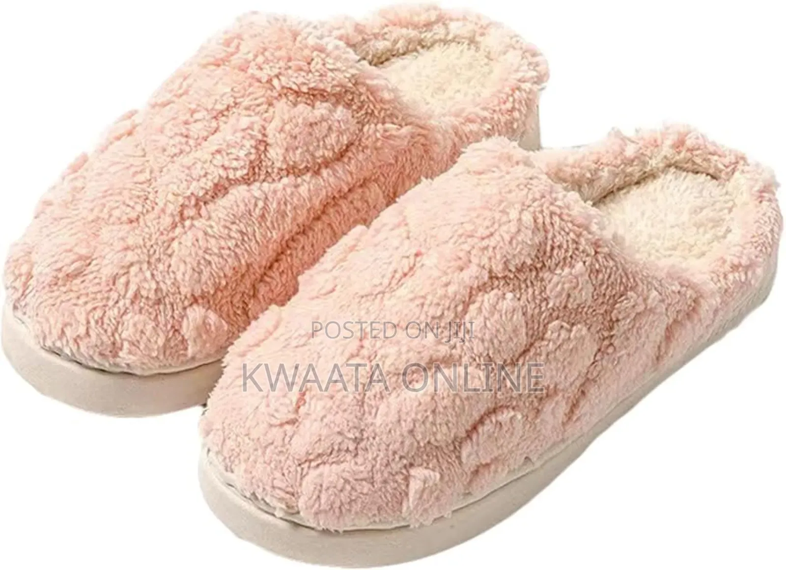 Soft Fleece Memory Foam House Slippers Plush Non-Slip Indoor Shoes