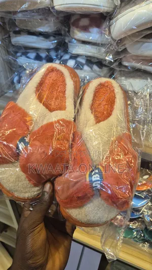 Soft Fleece Memory Foam House Slippers Plush Non-Slip Indoor Shoes