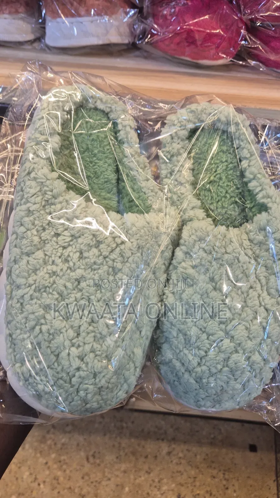 Soft Fleece Memory Foam House Slippers Plush Non-Slip Indoor Shoes