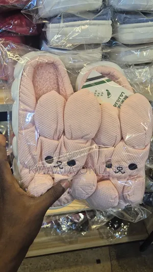 Soft Fleece Memory Foam House Slippers Plush Non-Slip Indoor Shoes