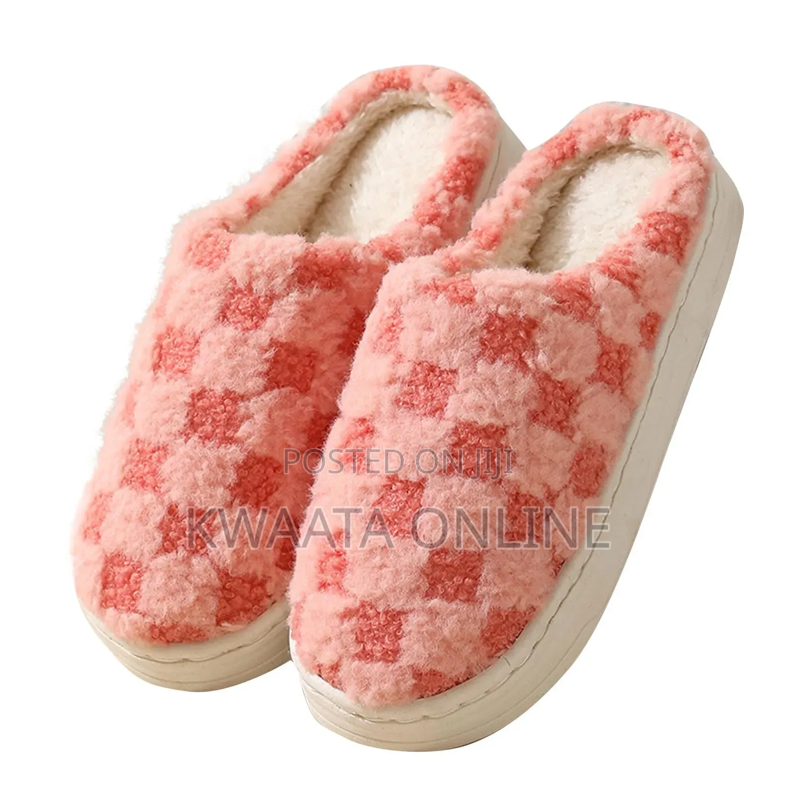 Soft Fleece Memory Foam House Slippers Plush Non-Slip Indoor Shoes