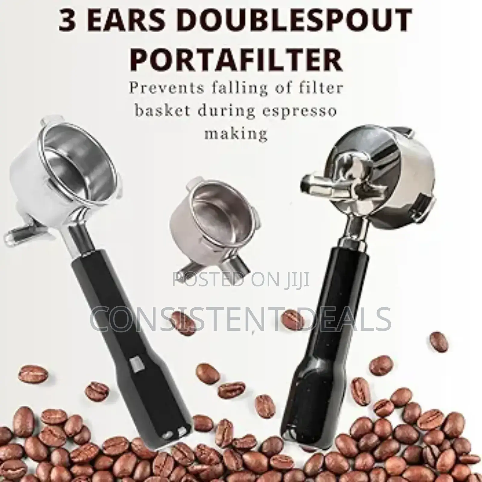 Espresso Portafilter 51mm Double Spouts