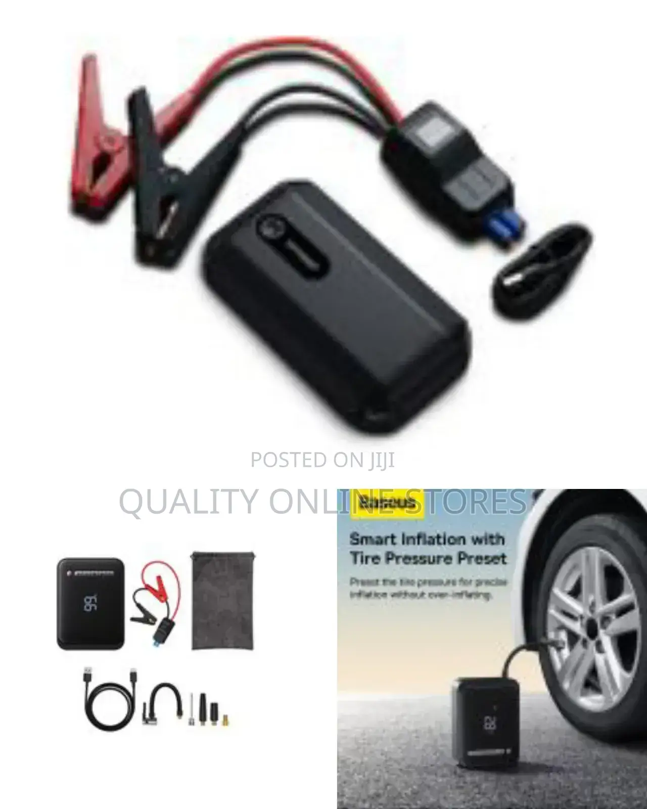 Baseus Super Energy Air Car Jump Starter Built-in 10000mah Power