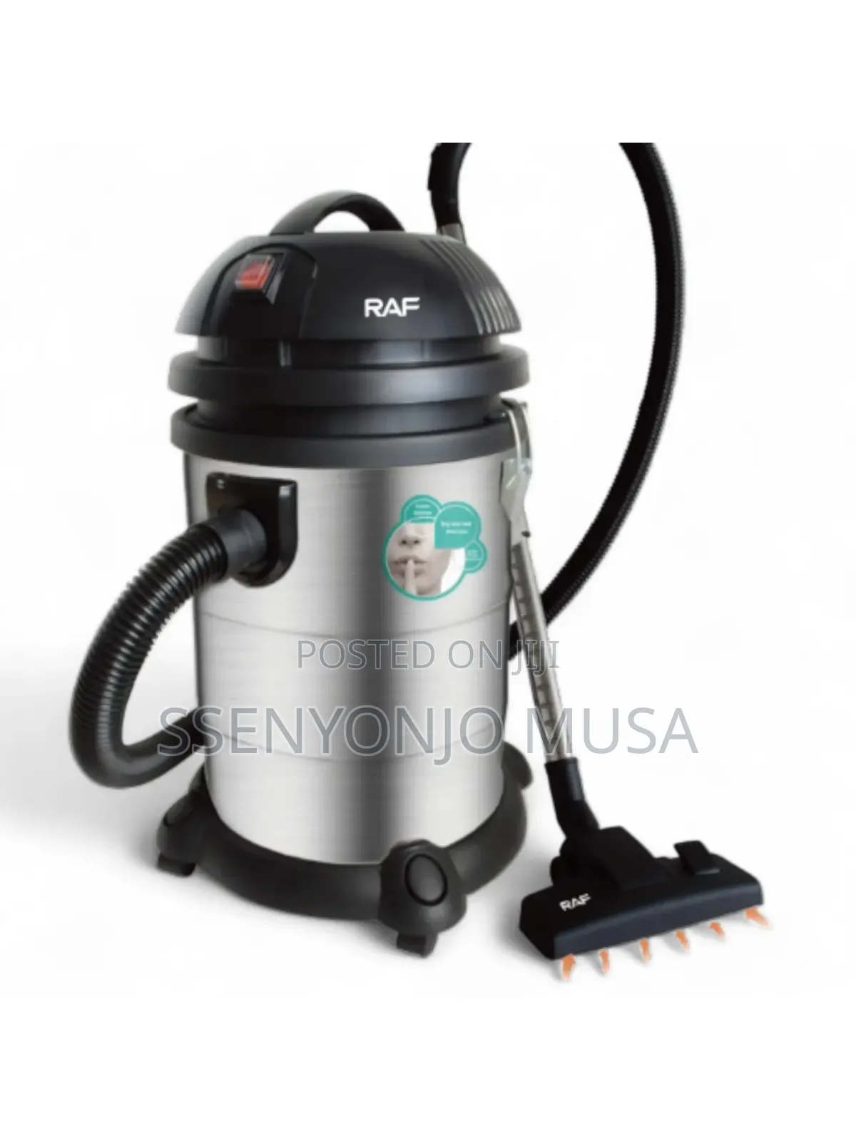 Raf 30l Commercial Wet Dry Vacuum Cleaner –3000w Metal Tank (R.8706)