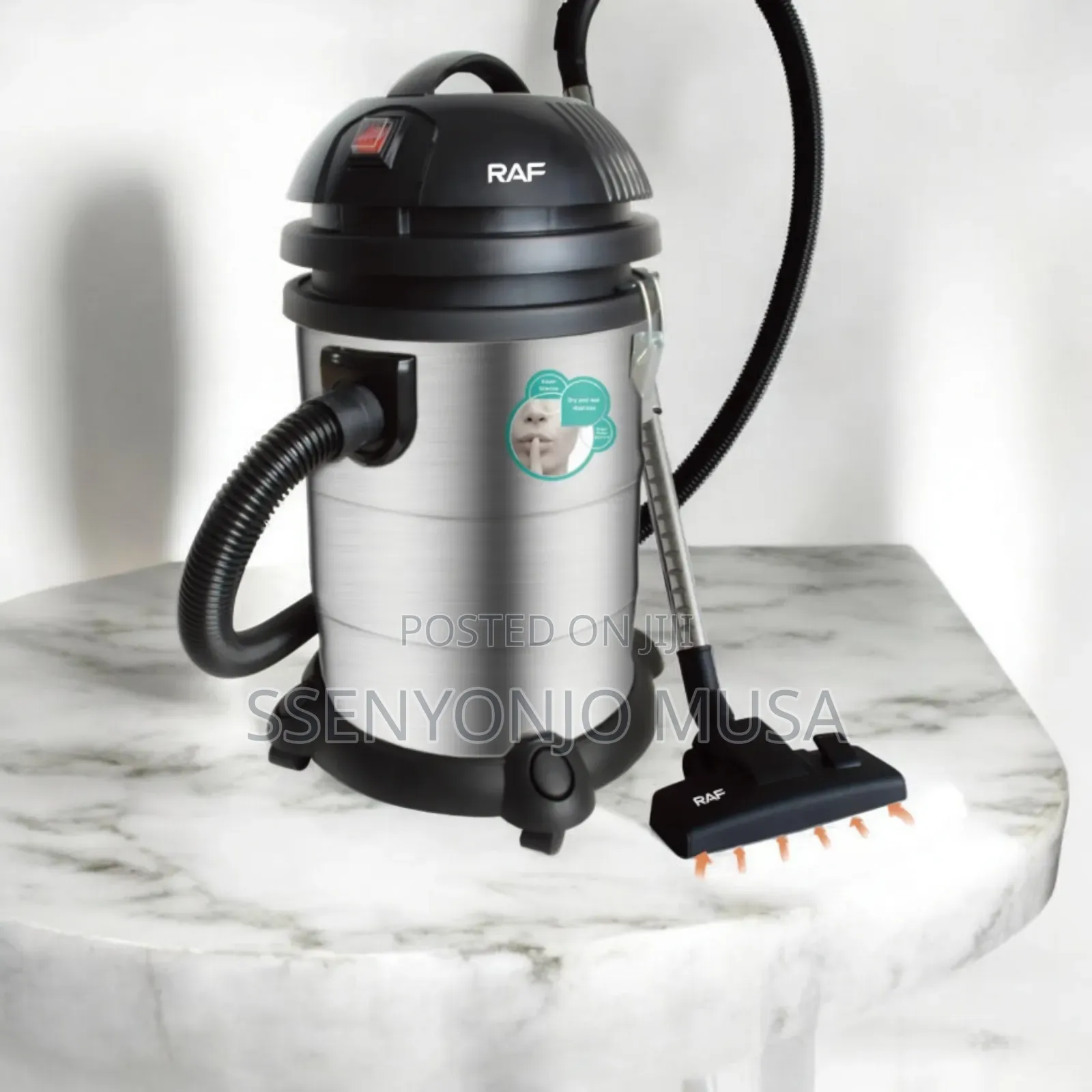 Raf 30l Commercial Wet Dry Vacuum Cleaner –3000w Metal Tank (R.8706)