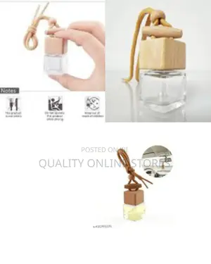 Car Hanging Perfume Diffuser Bottles Refillable