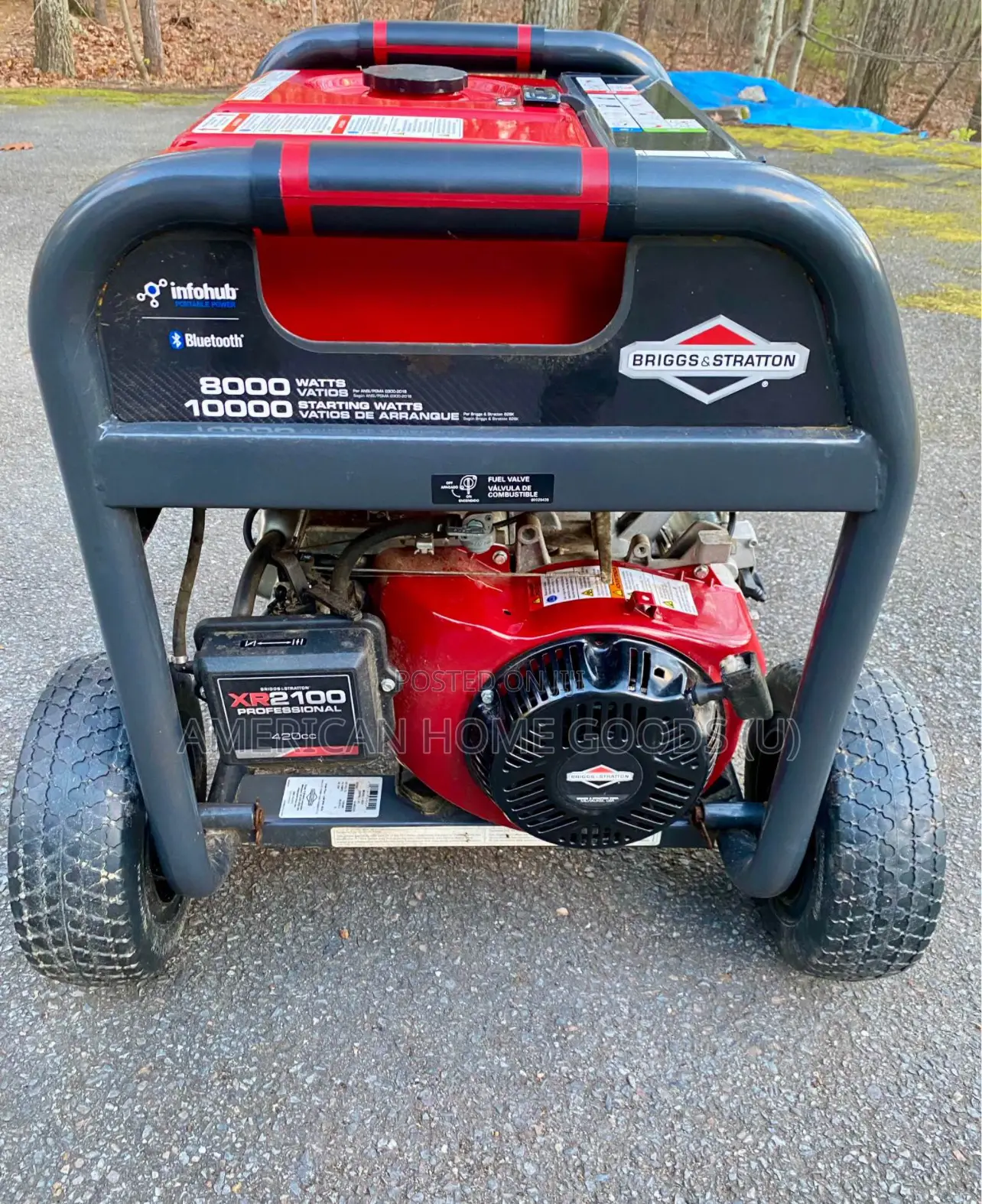 New Elite 8000 Watts Powerful Briggs Stratton Wifi Enabled Generator
