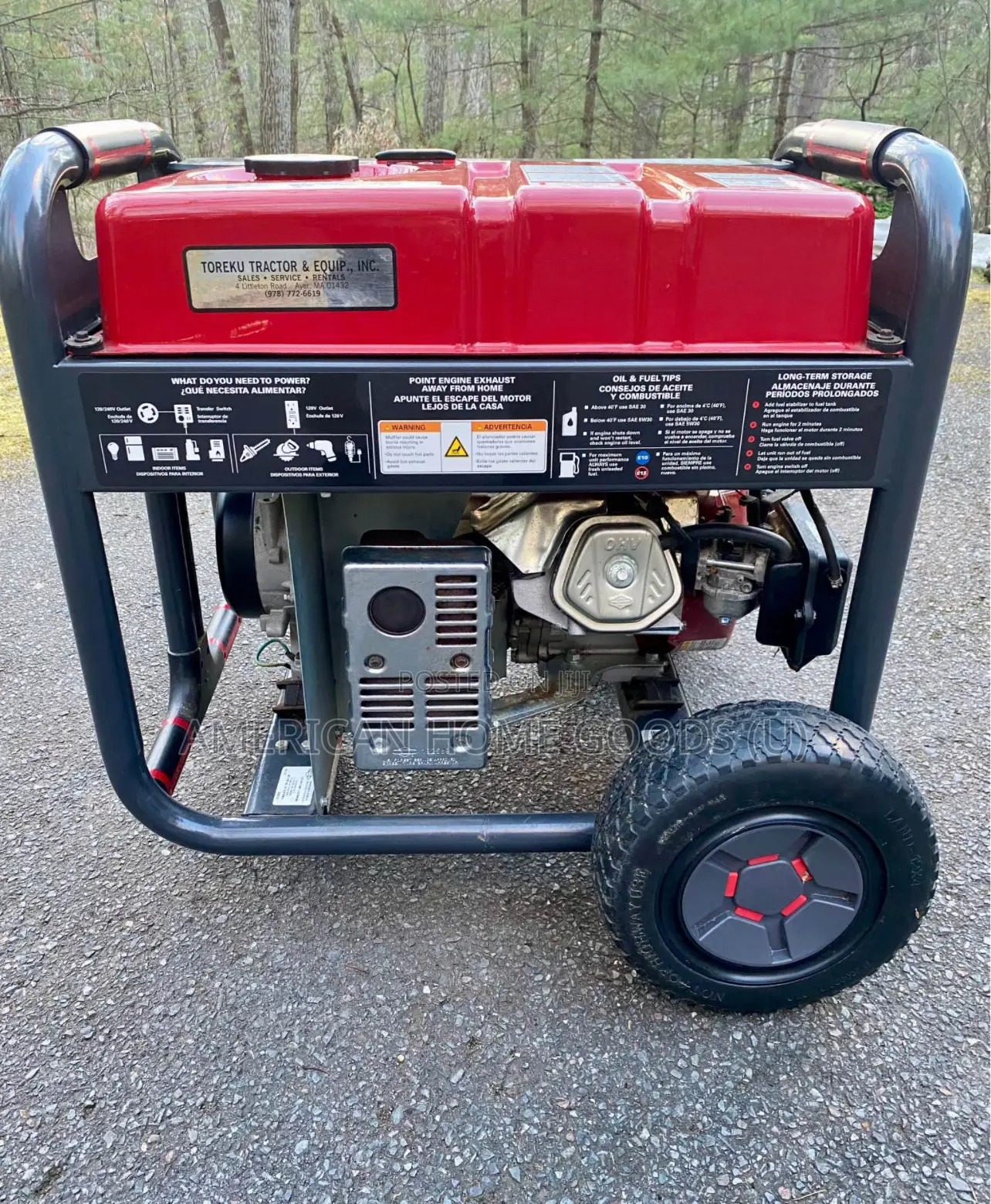 New Elite 8000 Watts Powerful Briggs Stratton Wifi Enabled Generator