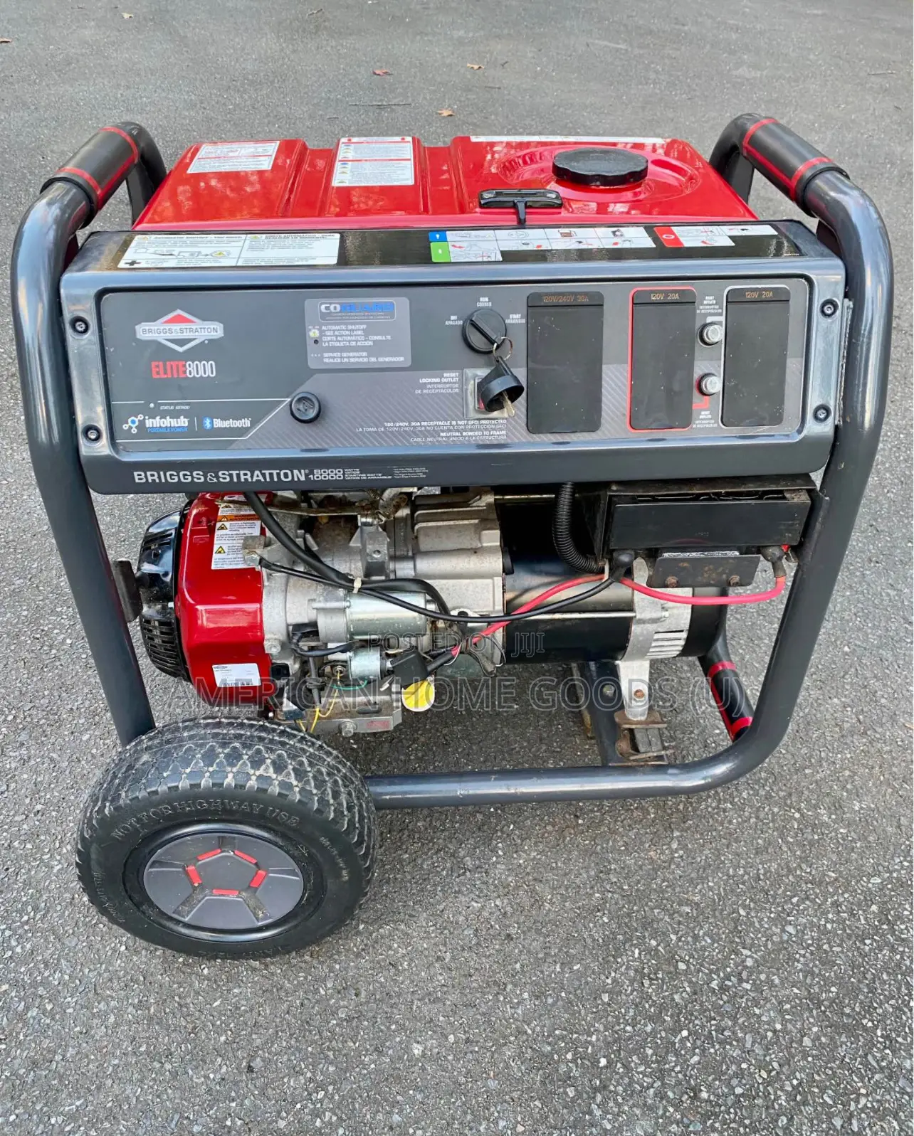 New Elite 8000 Watts Powerful Briggs Stratton Wifi Enabled Generator