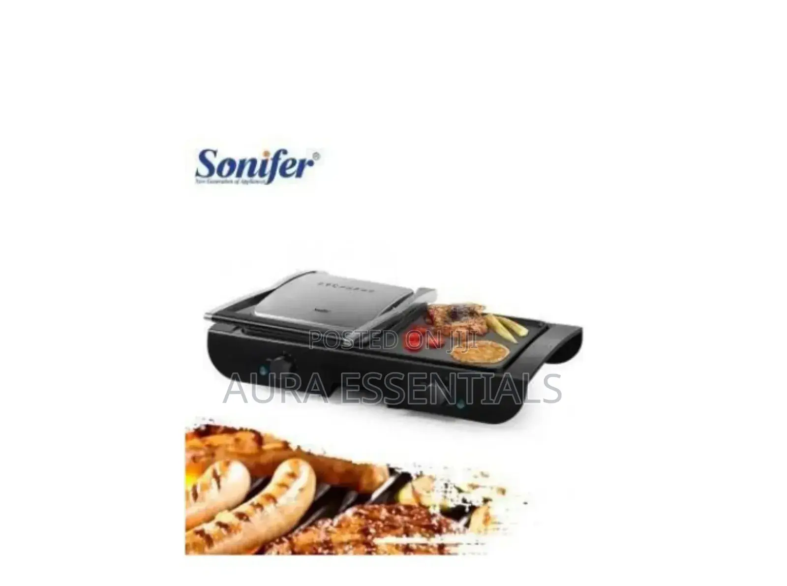 Sonifer 2 in 1 Electric Grill With Both a Baking Plate
