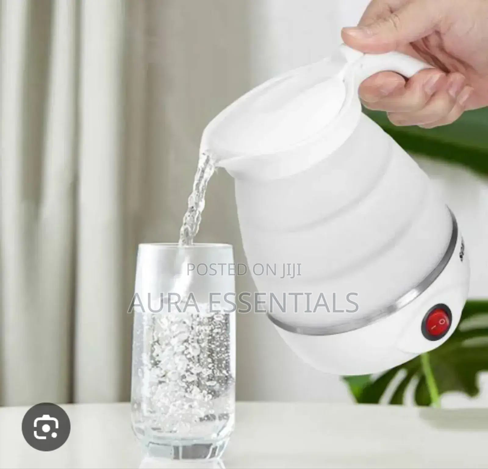 Silicone Foldable Electric Travel Kettle