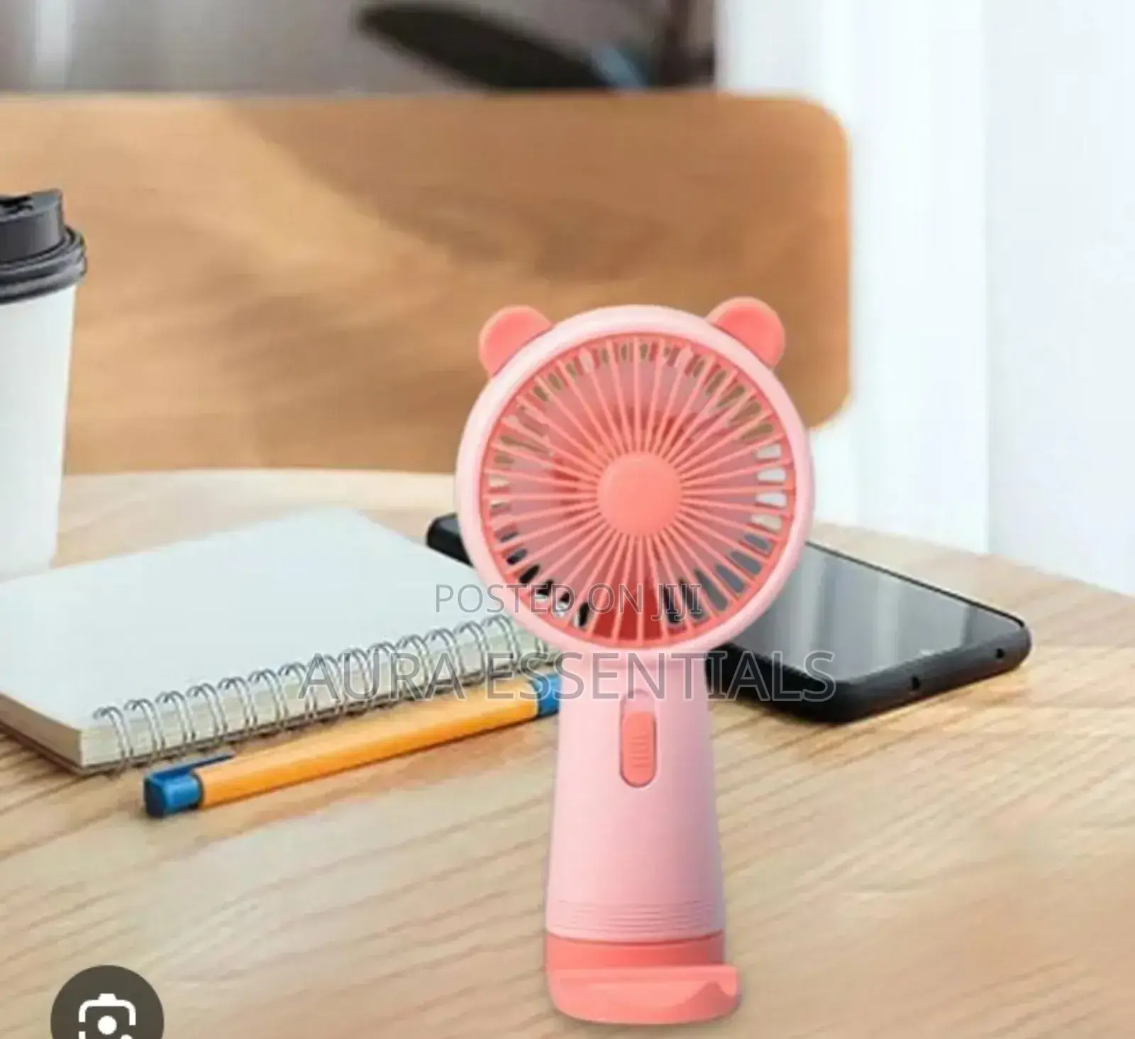 Compact Mini Fan Rechargeable Portable Cooling Device