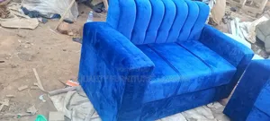 Blue 2 Seater Sofa