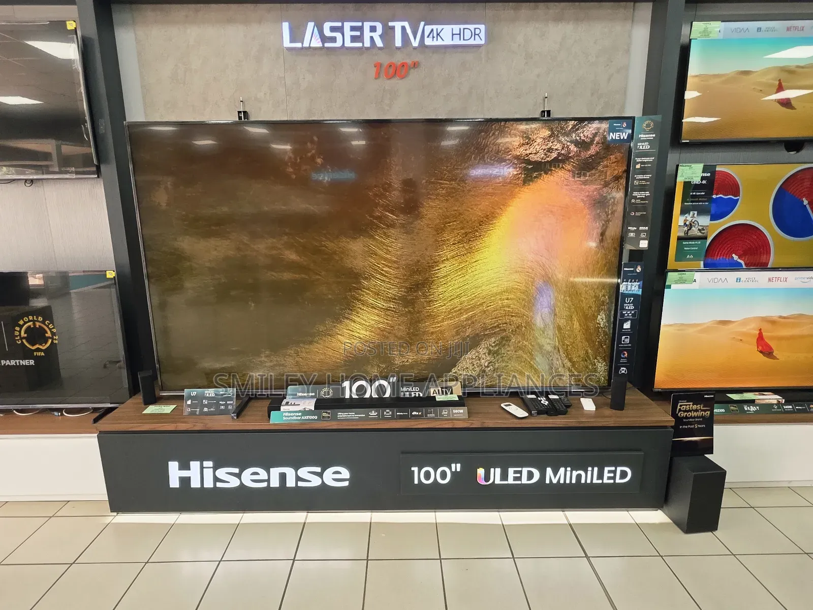 Hisense 100u7q 100inches Mini Uled-4kvidaa Vidaa Smart Tv at Discount