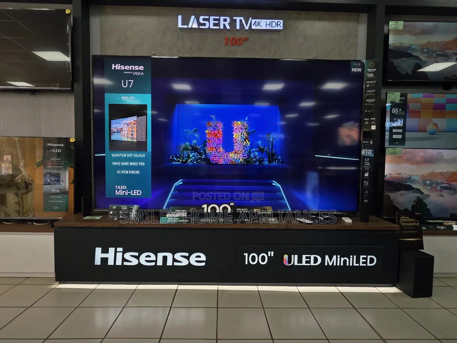 Hisense 100inches Miniqled4k 100u7q Series at 20% Discount Sales
