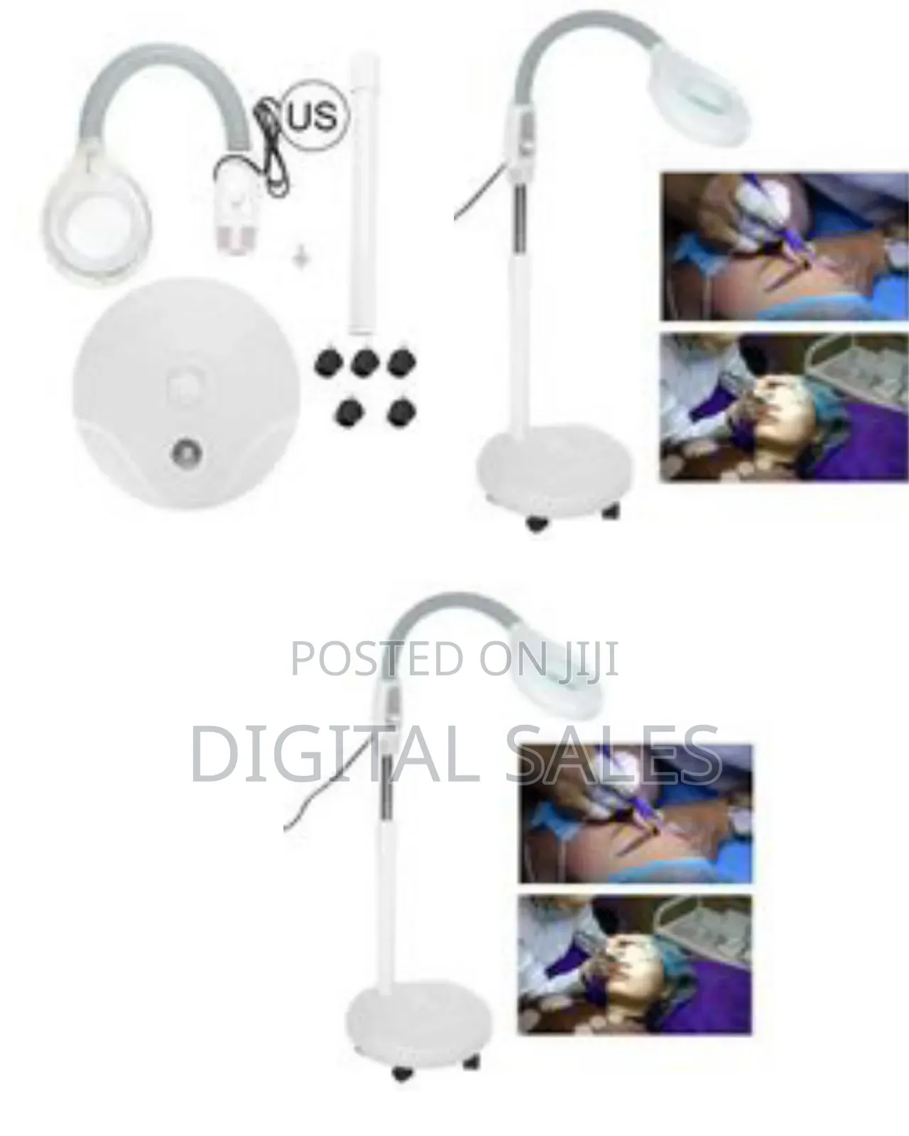 74 Led Magnifying Floor Lamp With Analyzing With Stand For Salons,