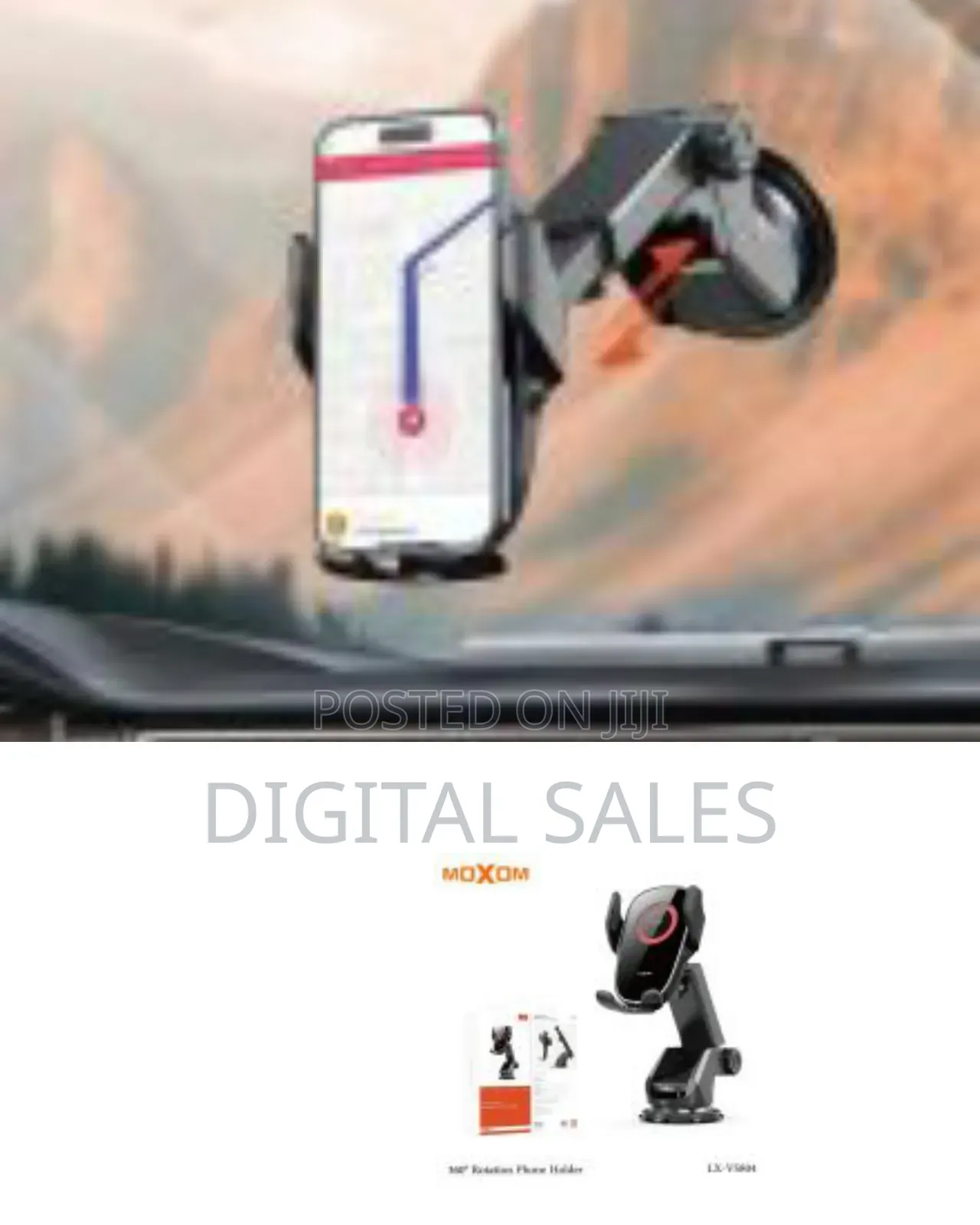 Moxom Lx-Vs804 Flexible 2 in 1 , 360° Rotation Dashboard