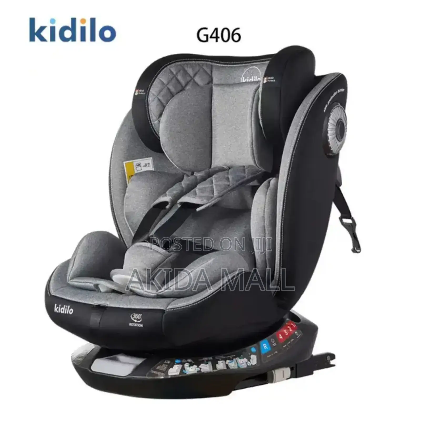 Kidilo G406 Car Seat, an All-Stage Car Seat Designed to Grow WTH Child