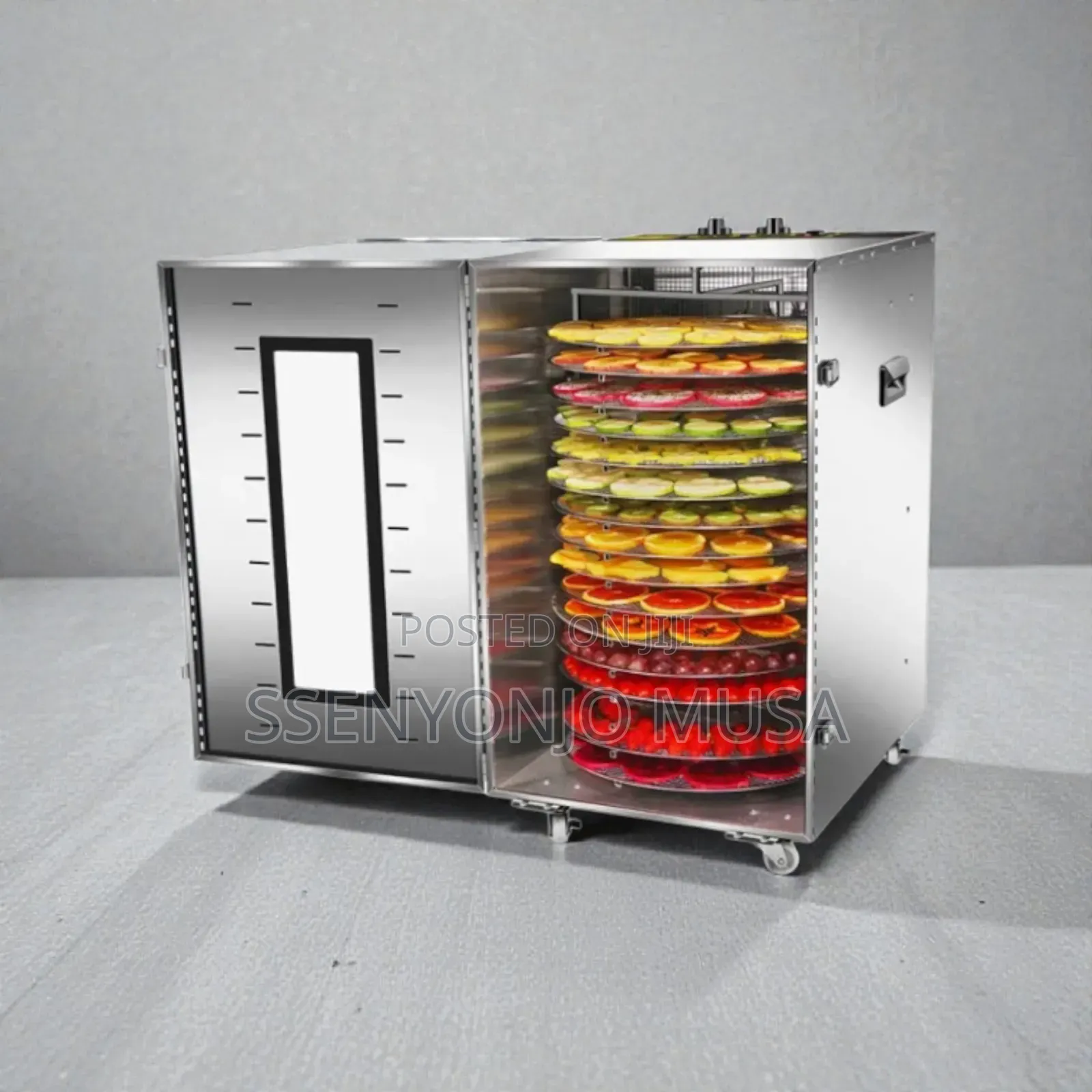 18-tray Commercial Stainless Steel Food Dehydrator Dryer 1500w