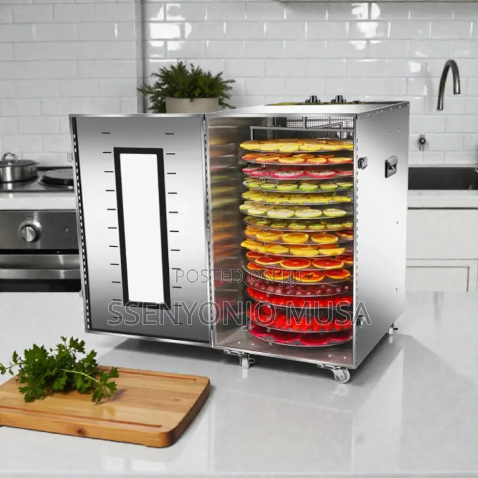 18-tray Commercial Stainless Steel Food Dehydrator Dryer 1500w
