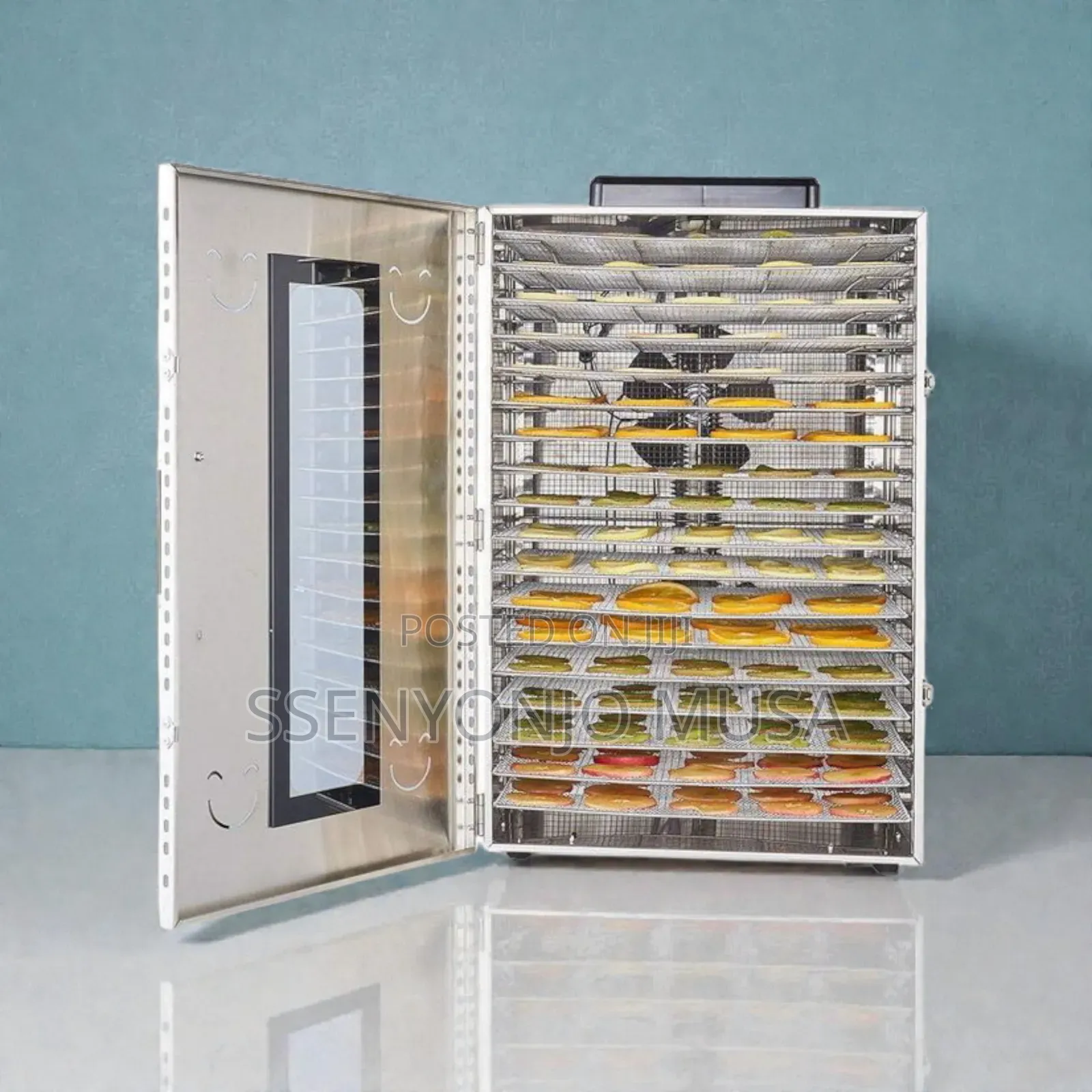 18-tray Commercial Stainless Steel Food Dehydrator Dryer 1500w