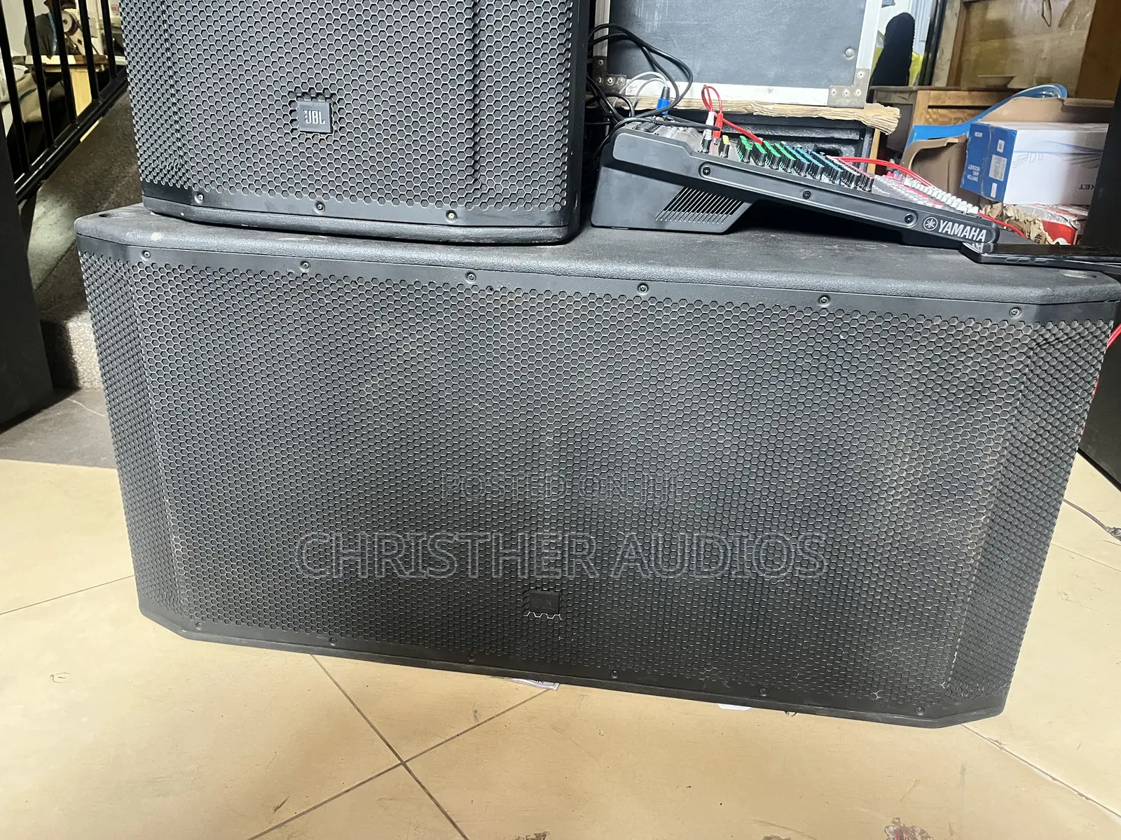 JBL Active Double Bass Speaker
