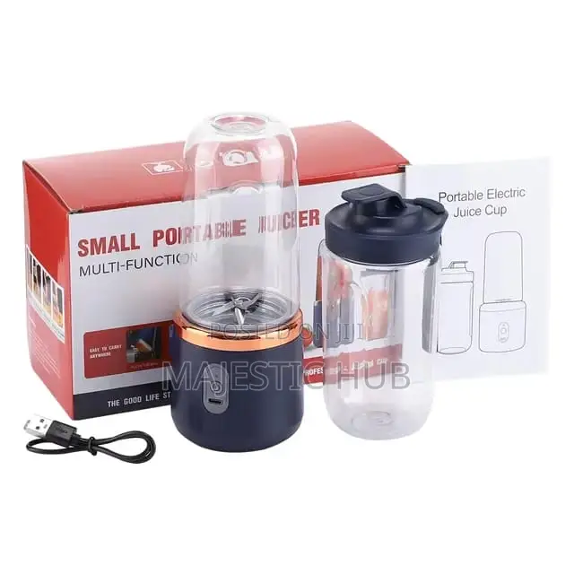 Rechargeable Portable Juicer Blender With Mini Juice Cup With 6 Blades