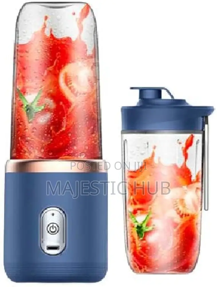 Rechargeable Portable Juicer Blender With Mini Juice Cup With 6 Blades