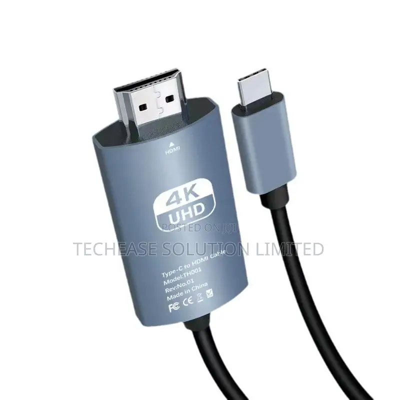 Usb Type-C to Hdmi Adapter Cable – 60hz Screen Mirroring
