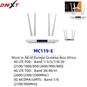 4glte/5g Dual Function Wifi Router Sim Slot, 2 Ethernet Ports, 300mbps