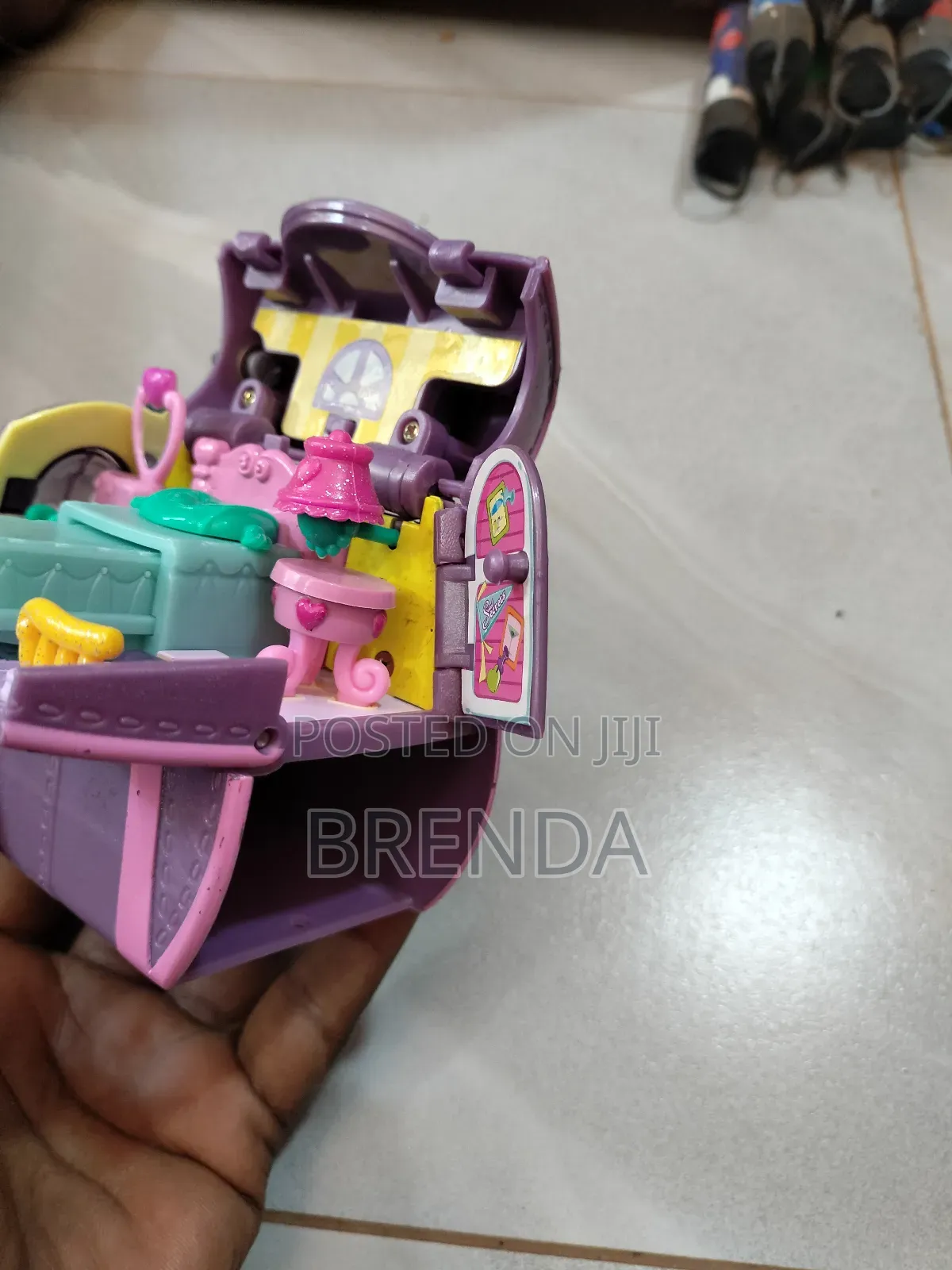 Sweet Secret Purple Purse House Compartments Toy