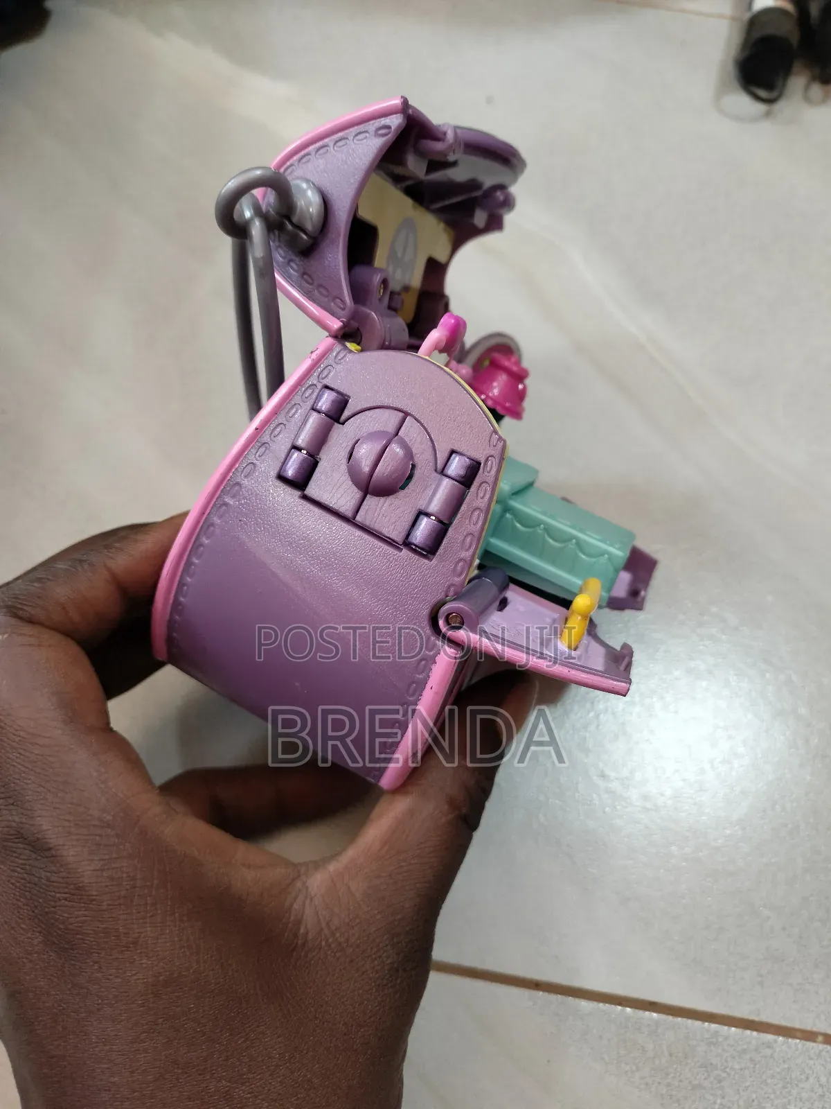 Sweet Secret Purple Purse House Compartments Toy
