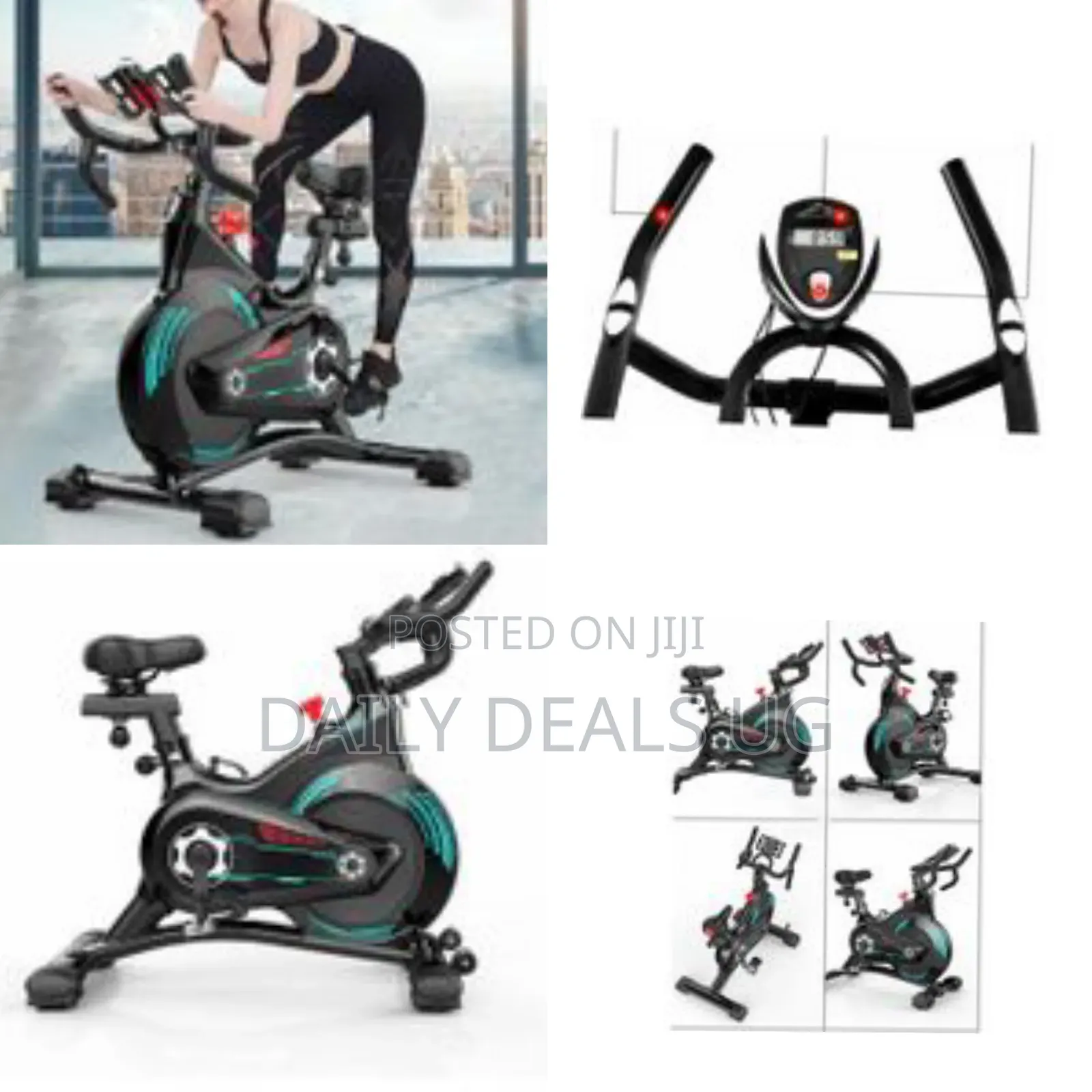 Magnetic Resistance Belt Drive Quiet Fitness Indoor Cycling Exercise