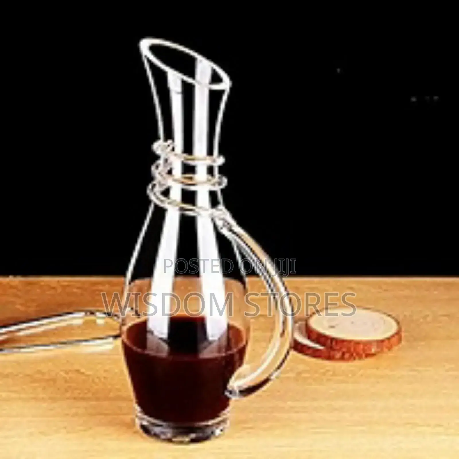 European Crystal Glass Wine Decanter