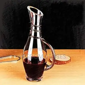 European Crystal Glass Wine Decanter