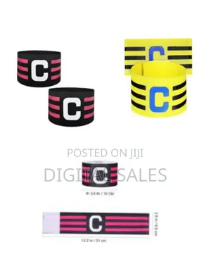 2 PCS Soccer Captain Armbands Breathable Football Team Captain Bands