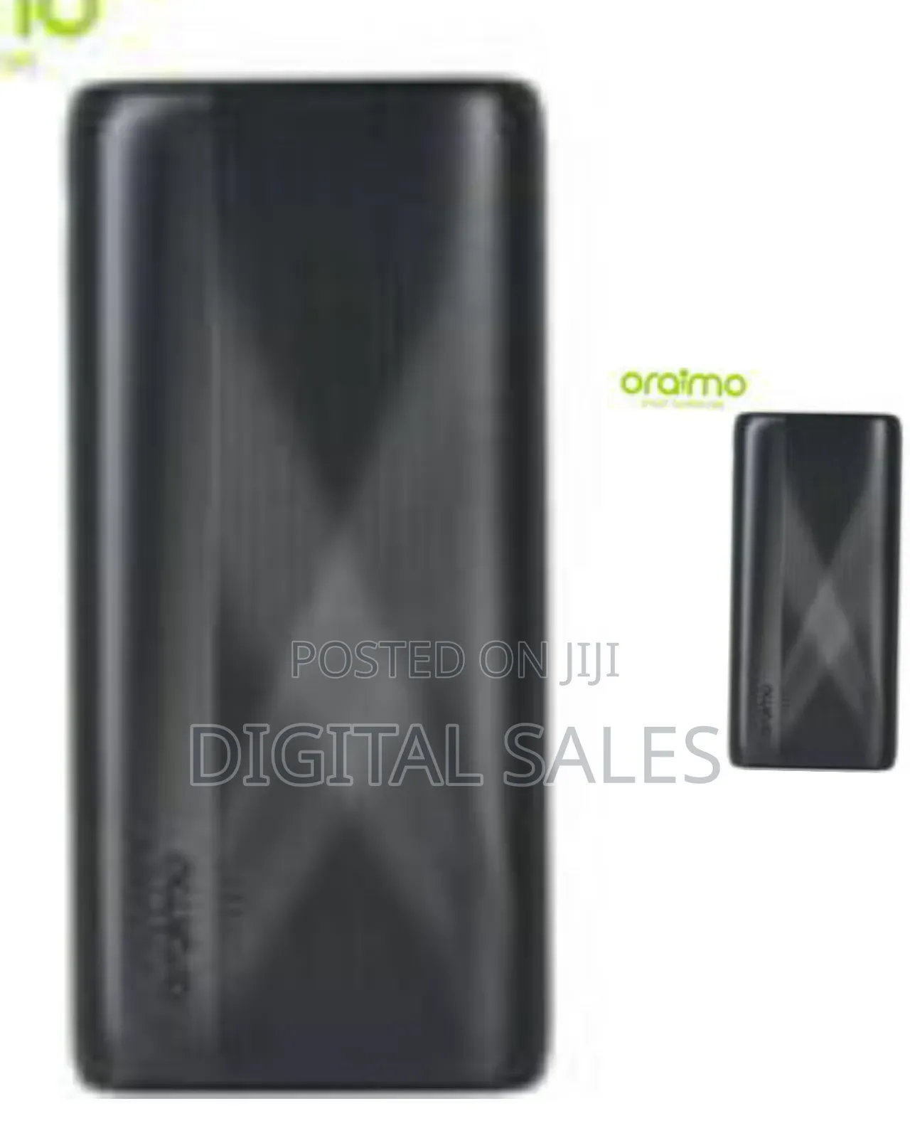 Oraimo Power Bank 20000mah High Capacity Dual Usb Output Opb-P204d