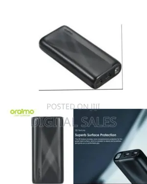 Oraimo Power Bank 20000mah High Capacity Dual Usb Output Opb-P204d