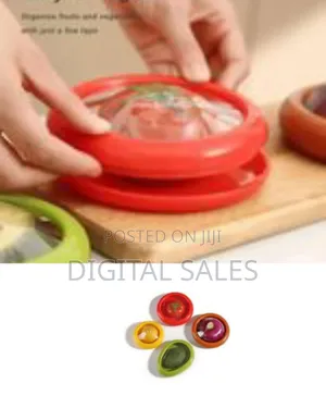4pc Silicone Fruit and Vegetable Storage Containers Set for Fridg